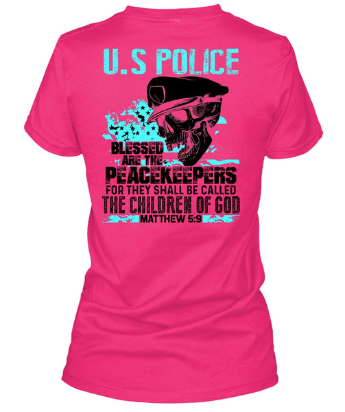 US Police T Shirt, I Love Police T Shirt