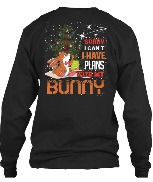 I Have Plans With My Bunny T Shirt, I Love Christmas T Shirt