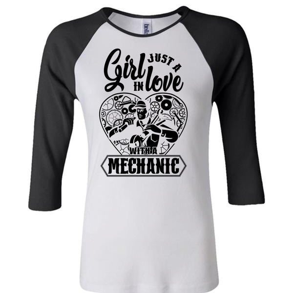 Just A Girl In Love With A Mechanic T Shirt, I Love Mechanic T Shirt, Awesome T-Shirts
