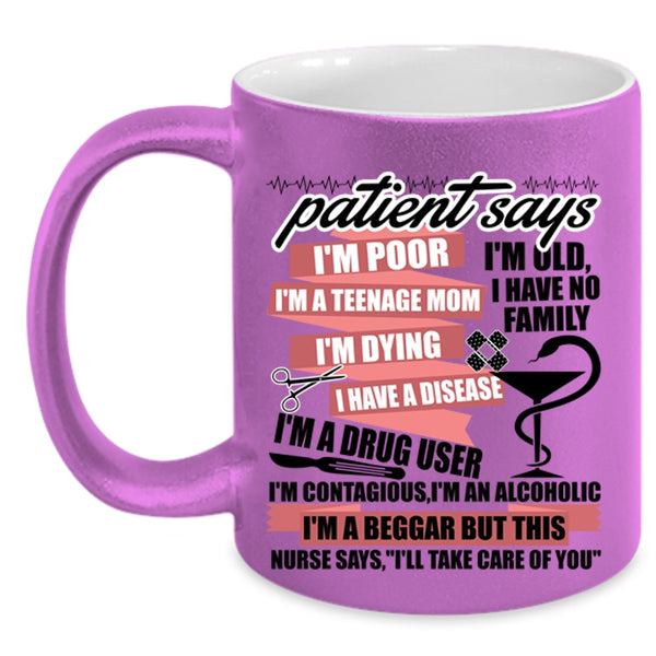 Funny Gift For Nurses Coffee Mug, Awesome Nurses Accent Mug