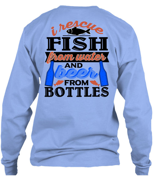 I Rescue Fishing From Water T Shirt, Being A Fisher T Shirt