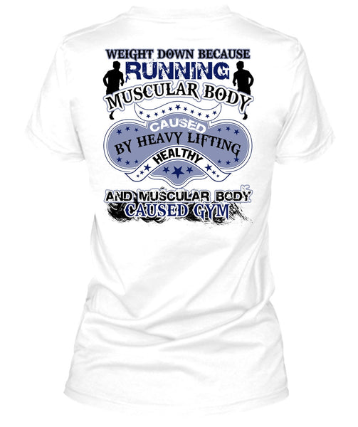 Running Muscular Body T Shirt, I Love Running T Shirt