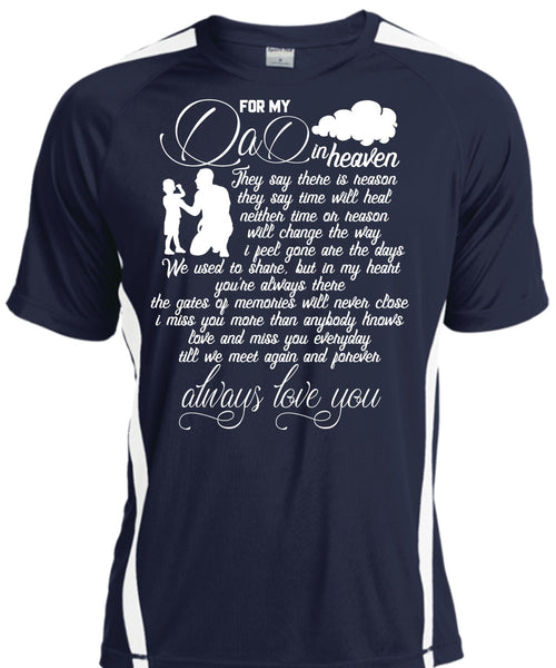 For My Dad In Heaven T Shirt, Love You T Shirt, Cool Shirt
