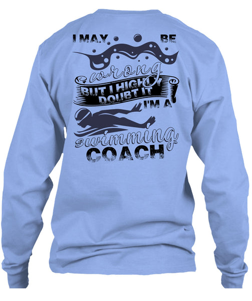 I'm A Swimming Coach T Shirt, I Love Swimming T Shirt