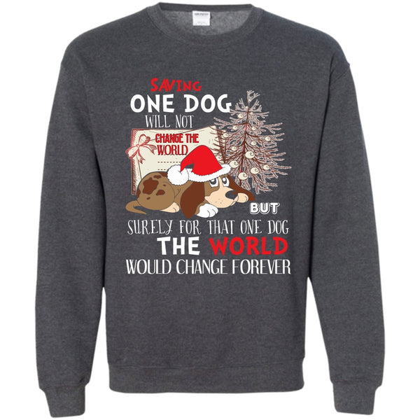 Coolest Dog T Shirt, Dog Happy Merry Christmas Sweatshirt