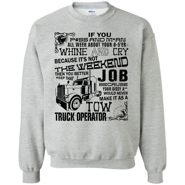 Coolest Trucker T Shirt, Tow Truck Operator Sweatshirt