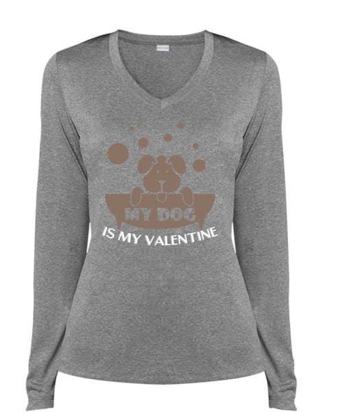 My Dog Is My Valentine T Shirt, I Love Dog T Shirt