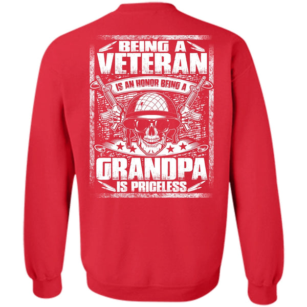 Grandpa Is Priceless T Shirt, I Love Veteran Sweatshirt
