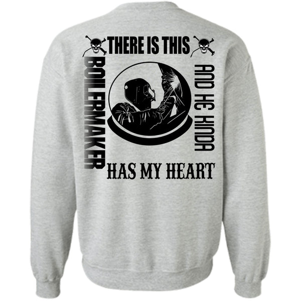 Being A Boilermaker T Shirt, There Is This Boilermaker And He Kinda Has My Heart Sweatshirt