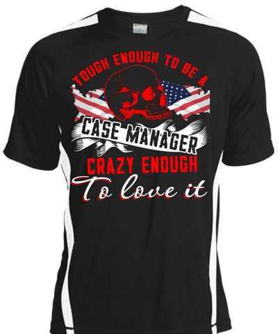 A black t-shirt with the shopify logo