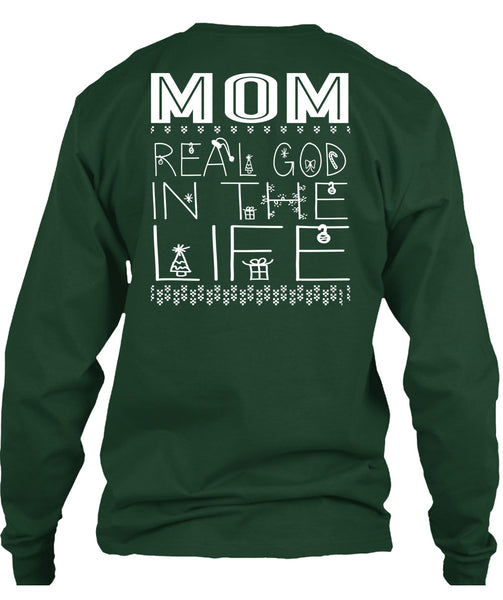 Mom Real God In The Life T Shirt, This Girl Loves Christmas T Shirt