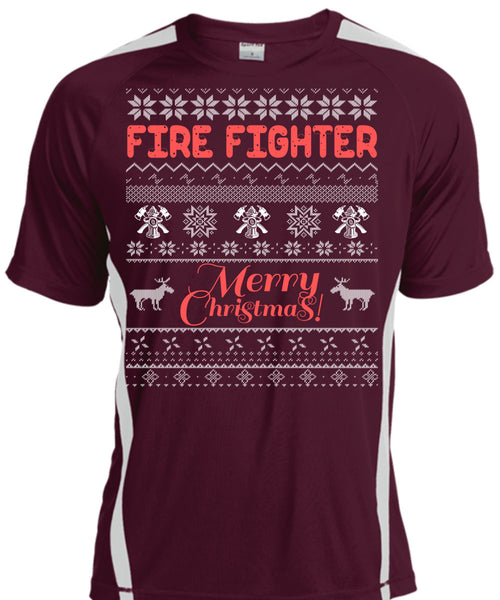 Firefighter Merry Christmas T Shirt, Being A Firefighter T Shirt, Cool Shirt