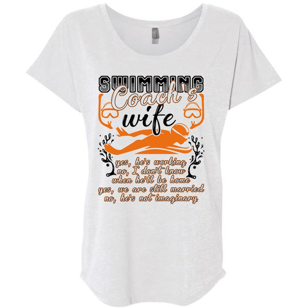 Swimming Coach's Wife T Shirt, I Love Swimming T Shirt, Awesome T-Shirts