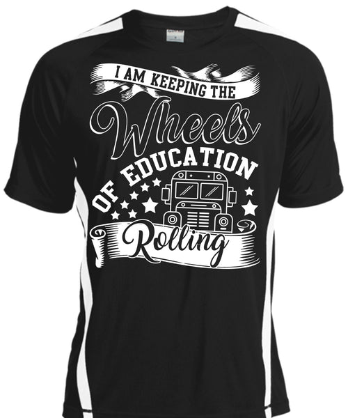 A black t-shirt with the shopify logo