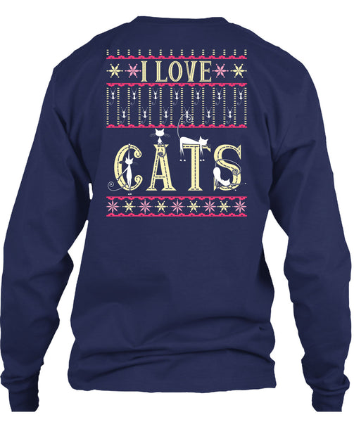 I Love Cats T Shirt, This Girl Loves Christmas T Shirt