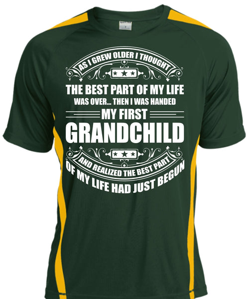 I Was Handed My First Grandchild T Shirt, The Best Part Of My Life T Shirt, Cool Shirt