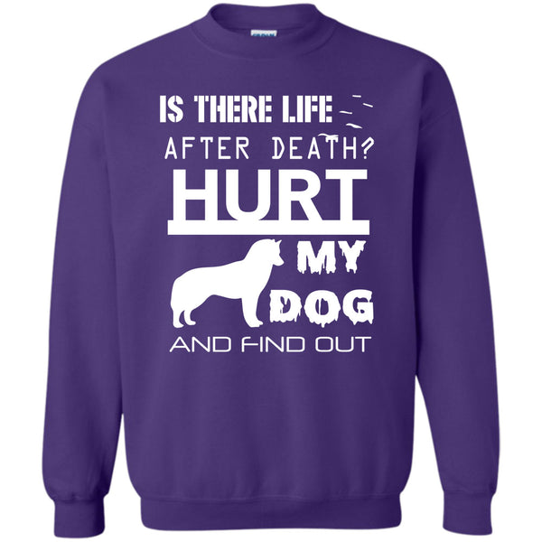 Hurt My Dog And Find Out T Shirt, I Am A Dog Lover Sweatshirt