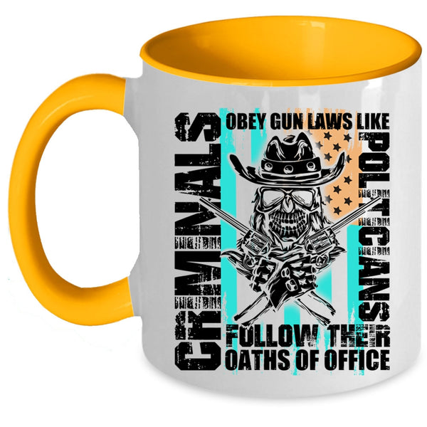 Cool Gift For Policeman Coffee Mug, Cool American Flag Accent Mug