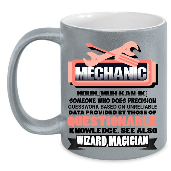 Cute Gift For Mechanics Coffee Mug, Mechanic Accent Mug