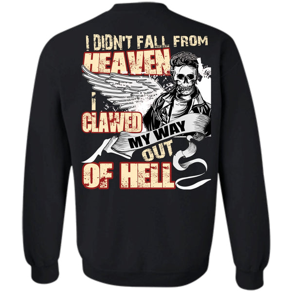 A black t-shirt with the shopify logo