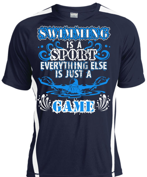 Swimming Is A Sport T Shirt, Just A Game T Shirt, Cool Shirt