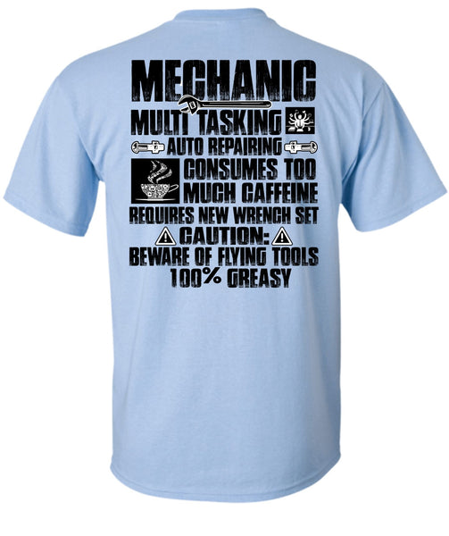 Mechanic Multitasking T Shirt, I Love Mechanic T Shirt
