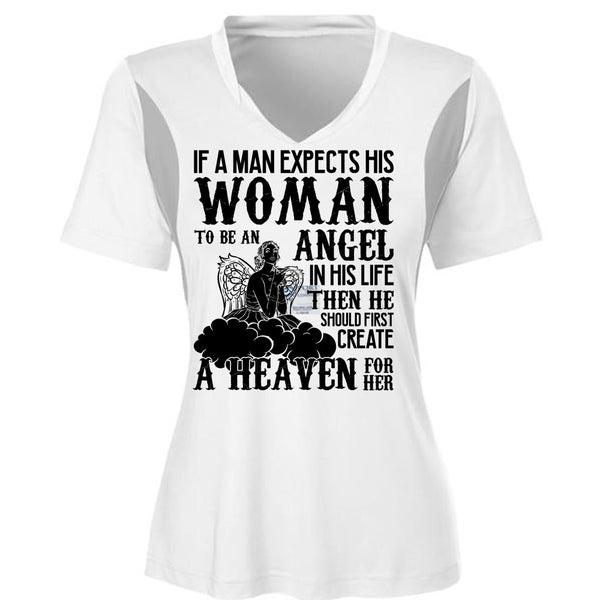 Woman To Be An Angel T Shirt, I Love Wife T Shirt, Awesome T-Shirts