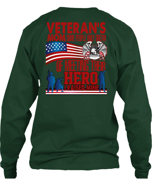 Veteran's Mom T Shirt, Being A Veteran T Shirt