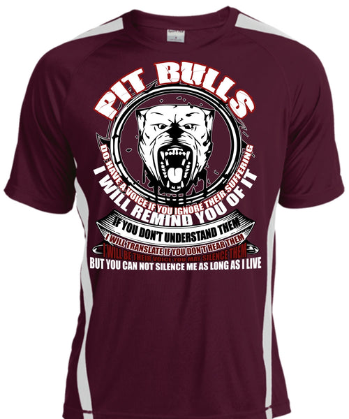 Pit Bulls Do Have A Voice T Shirt, My Favorite T Shirt, Cool Shirt