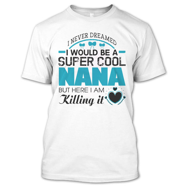 A black t-shirt with the shopify logo