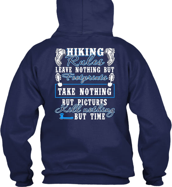 Hiking Rules T Shirt, Footprint T Shirt