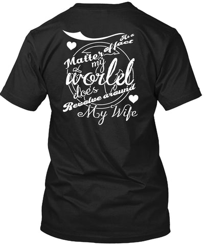 A black t-shirt with the shopify logo