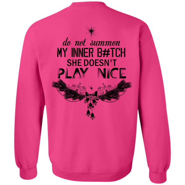 This Girl Loves Christmas T Shirt, Do Not Summon My Inner Sweatshirt