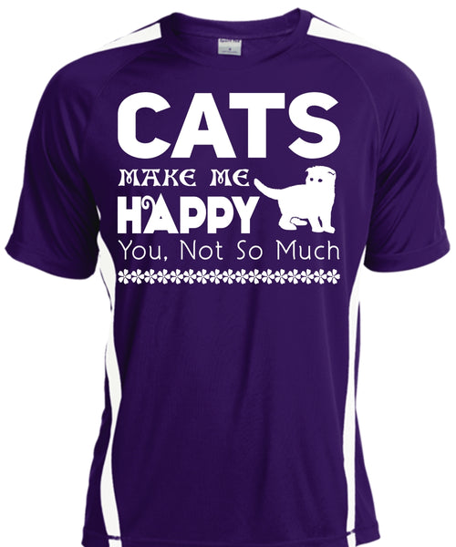 Cats Make Me Happy T Shirt, My Pets T Shirt, My Favorite T Shirt
