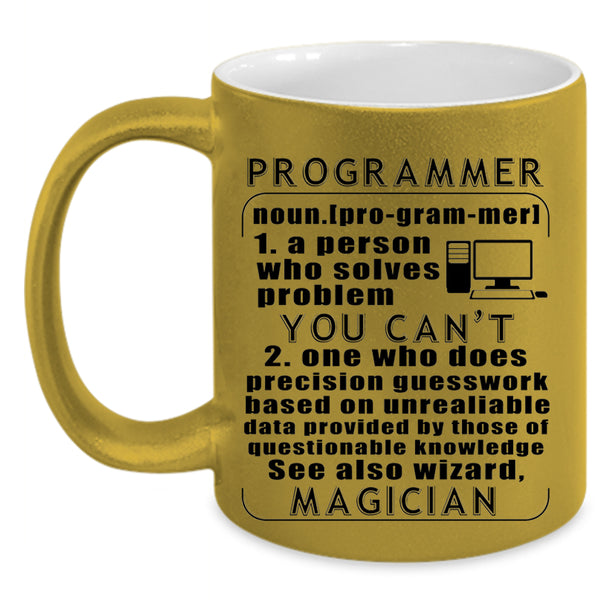 Cool Gift For Programmer Coffee Mug, Programmer Accent Mug