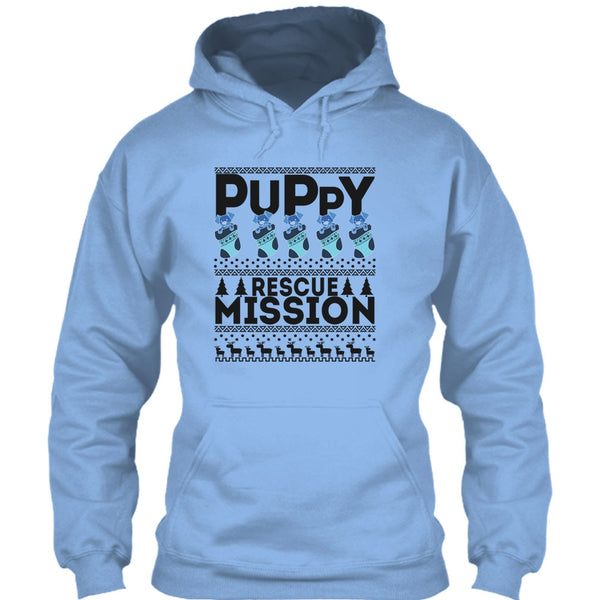 Puppy Rescue Mission T Shirt, Dog Merry Christmas T Shirt