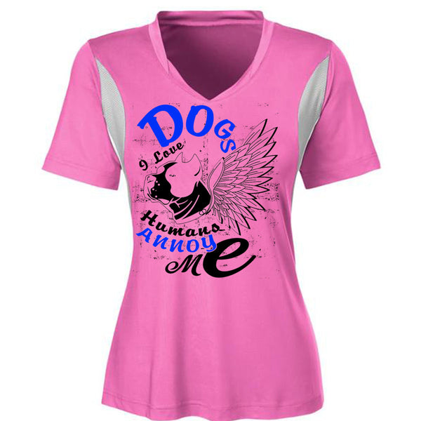 Dog I Love Humans Annoy Me T Shirt, I Love My Dog T Shirt, Awesome T-Shirts