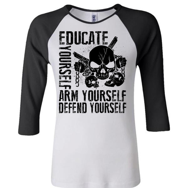 Educate Yourself Arm Yourself T Shirt, I Love Veteran T Shirt, Awesome T-Shirts