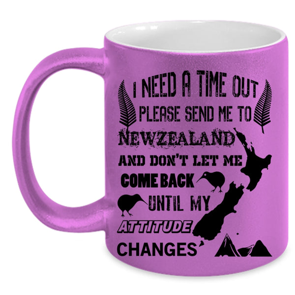 Funny Traveling Coffee Mug, Send Me To Newzealand Accent Mug