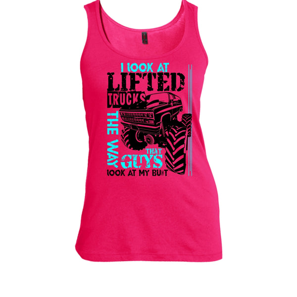 I Look At Lifted Trucks T Shirt, I'm A Trucker T Shirt, Awesome t-shirts