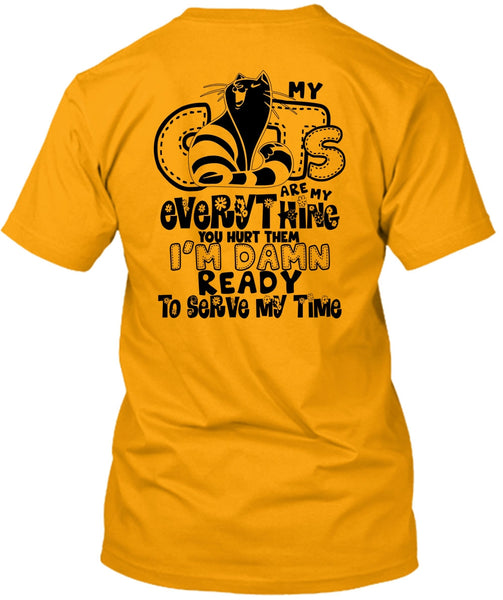 My Cats Are My Everything T Shirt, I Love My Cat T Shirt