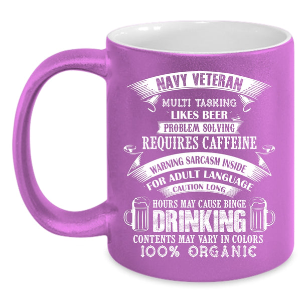 Navy Veteran Coffee Mug, Funny Gift For Navy Veteran Coffee Cup