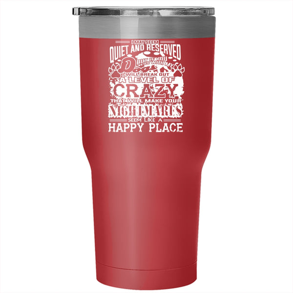 Don't Mess With My Dog Tumbler, I Love My Dogs Cup