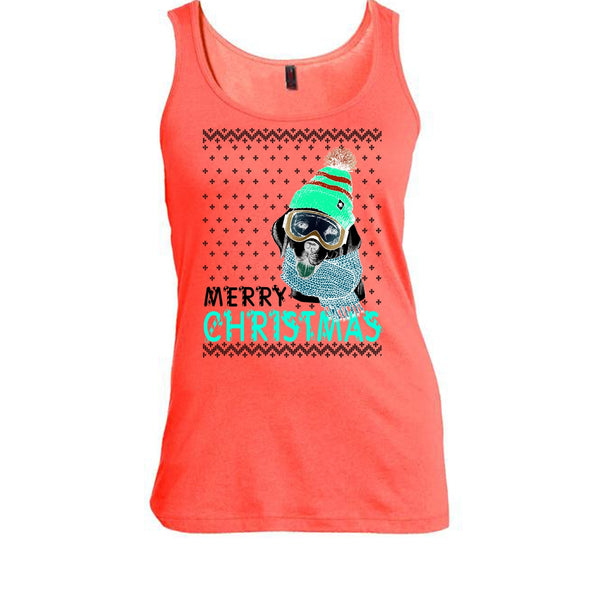 Dog Merry Christmas T Shirt, Coolest Merry Christmas Gift Tank Top