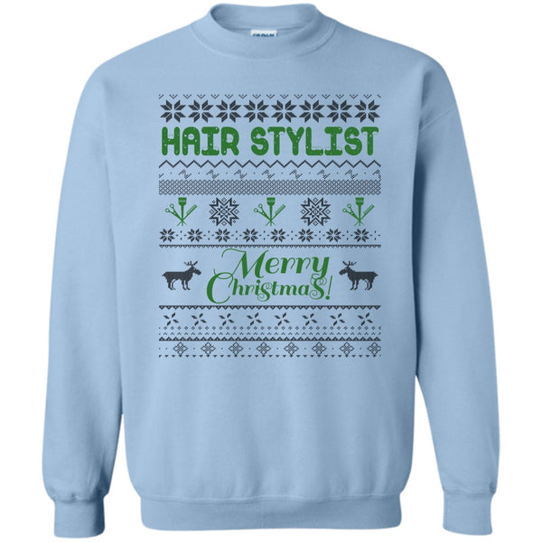 Gift For Merry Christmas T Shirt, Hair Stylist Merry Christmas Sweatshirt