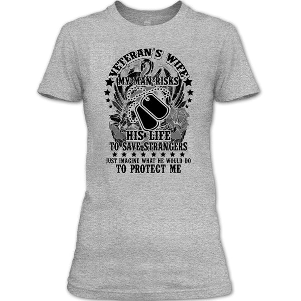 Veteran's Wife T Shirt, I Am A Veteran's Wife T Shirt