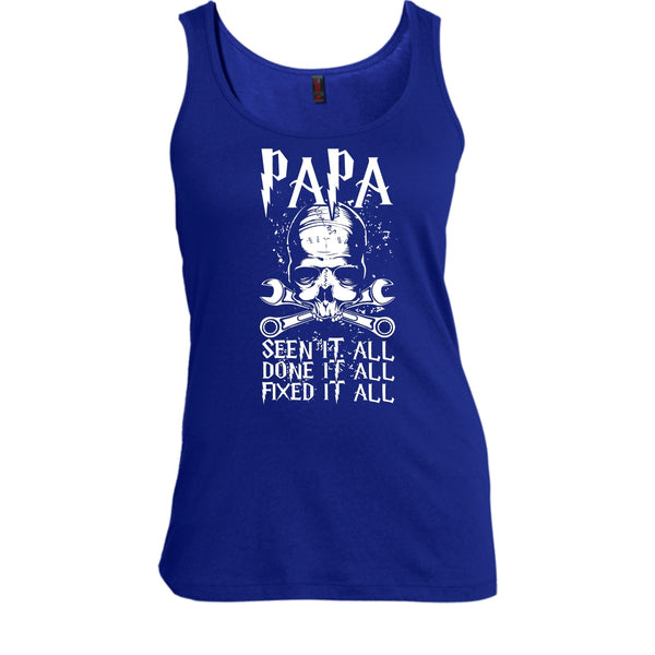 Papa Seen It All T Shirt, Done It All Fixed It All T Shirt, Cool T Shirt