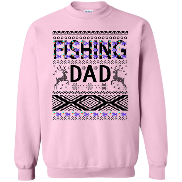 Merry Christmas Gift T Shirt, Fishing Dad Sweatshirt