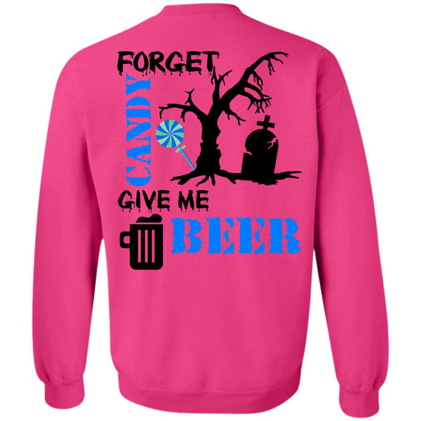 Wait For Halloween T Shirt, Forget Candy Give Me Beer Sweatshirt