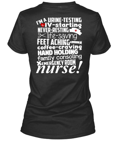 A black t-shirt with the shopify logo